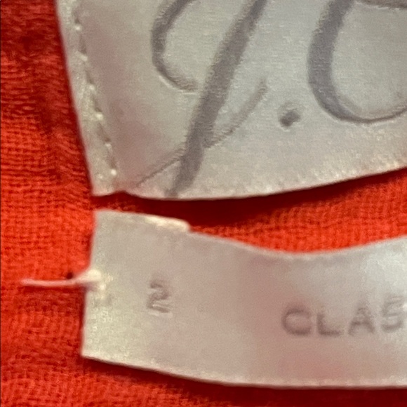 NWT J.Crew Double Gauze Button Up Shirt Coral Size 2 Lightweight Cotton - Picture 9 of 9